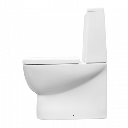 Унитаз-компакт Sanita Luxe Infinity Rimless INFSLCC01040522R с бачком и сиденьем микролифт